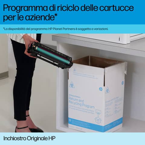 Inchiostro in bottiglia HP31 ciano  1VU26AE